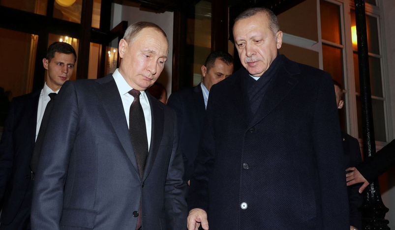 Russian President Vladimir Putin and Turkish President Tayyip Erdogan